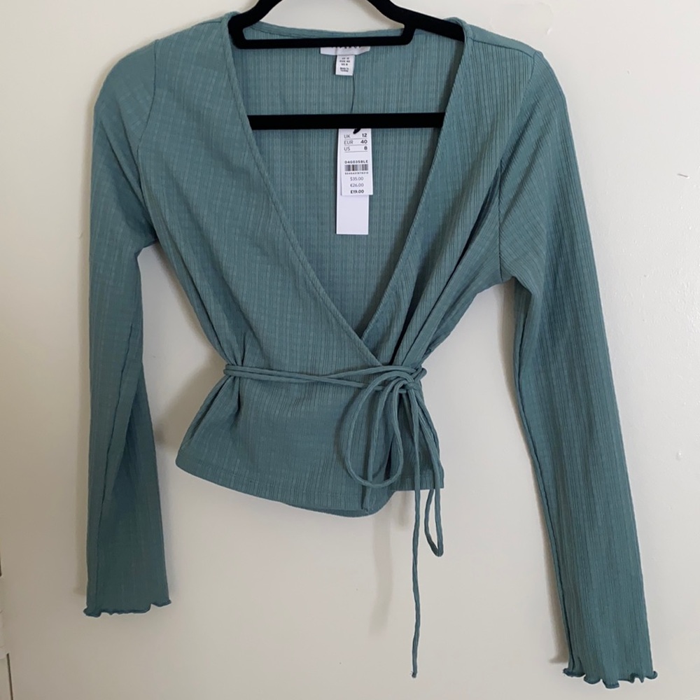 TOPSHOP NWT wrap top